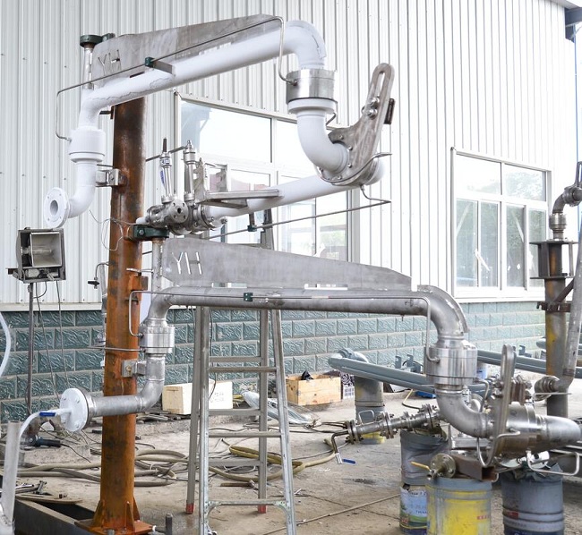 超低溫LNG裝卸車專用鶴管與普通型裝卸車鶴管的區別